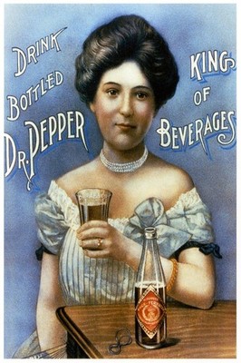 Vintage Dr. Pepper (1900s) Poster - 24x36  - Retro MCM - Hi-Res  Print  