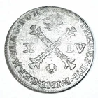 AUSTRIAN NETHERLANDS - M. Theresa (1740-80) 14 Liards 1778 Brussels - Silver XF