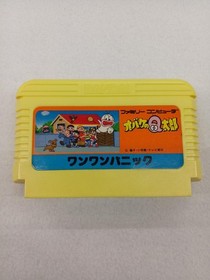 Bandai Famicom Obake no Qtaro Wanwan Panic Video Game, Used