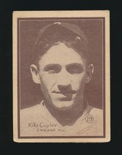 1931 W517 Strip Card (Sepia Toned) -KIKI CUYLER (Chicago Cubs) *HOF*