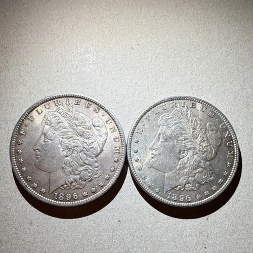 Morgan Silver Dollar coin 1896 P Circulated Silver Lot