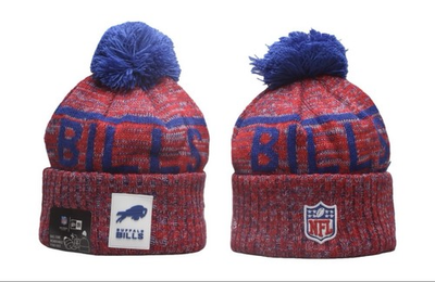 #ad Buffalo Bills Fleece Lined Cuffed Knit Hat A With Pom Fleece lined 25 New Era $22.95