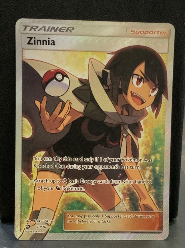 Zinnia (Full Art) 70/70 LP-NM Dragon Majesty Pokemon TRAINER