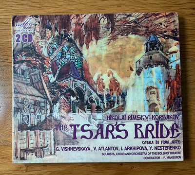 Rimsky-Korsakov The Tsar's Bride Mansourov 2 CD Set Melodiya BRAND NEW & SEALED!