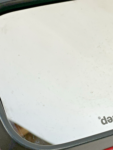 2015-2018 JEEP RENEGADE DRIVER LEFT SIDE RED DOOR MIRROR OEM 735613084 - Picture 4 of 12