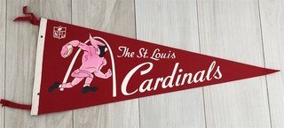 1960s ST LOUIS CARDINALS LARGE 29 INCH PENDANT LOT #31