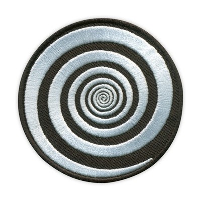 SPIRAL - Optical illusion, Op-Art series Patch/Badge Embroidered