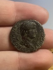 RARE 133-135 AD As Hadrian Roman Empire Ancient Old Coin Fortuna Rome Mint