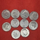 Kennedy Half Dollar Circulated Lot of 10 1968 to Present Random Years Coins