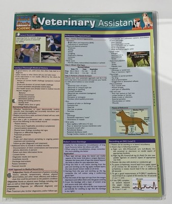 Quick Study Veterinary Assistant Laminated Study Guide BarCharts