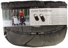 Jj Cole Polar Bundle Me Infant to Toddler Car Seat & Stroller Cover Plush Gray