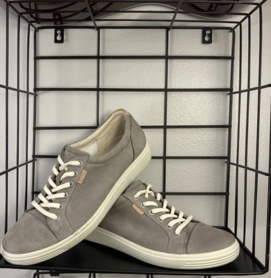 Ecco Women's Soft 7 Lace-Up Sneaker Gray Rose Nubuck
