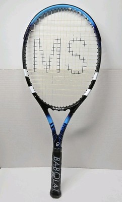 Babolat Pure Drive Swirly 2001 Tennis Racquet - Grip 4 1/2 Strung Hybrid NEW
