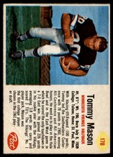 1962 Post Cereal #178 Tommy Mason *Crease*