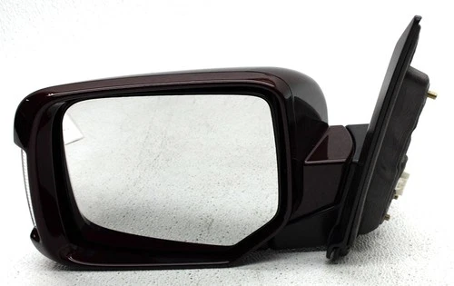 OEM Honda Pilot Left Driver Side Exterior Mirror Dark Cherry Pearl Marks
