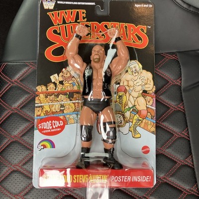 Retro Style WWE Superstars Stone Cold Steve Austin- CHASE BLACK CARD IN HAND 