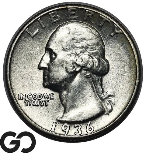 1936 Washington Quarter, Choice BU++