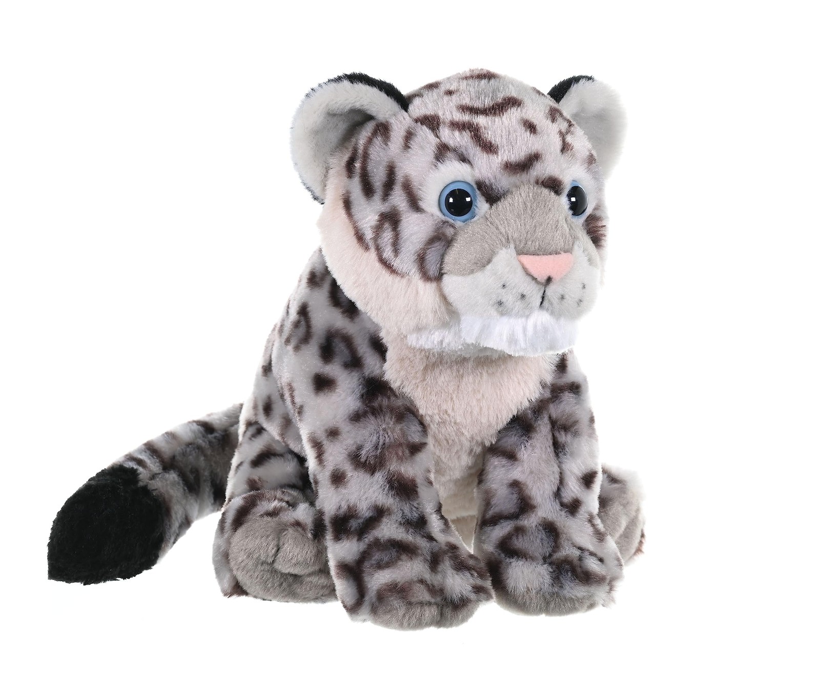 Peluche léopard des neiges douce Cuddlekins 30 cm animal sauvage doudou