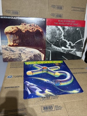 Blue Oyster Cult Vinyl Lot cultoSaurus, Erectus Club Ninja Revolution