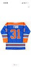 Grant Fuhr Signed Edmonton Oilers Custom Jersey Beckett Witness BAS COA — photo 1