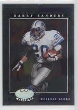 2001 Leaf Certified Materials Barry Sanders #6 HOF 4p7