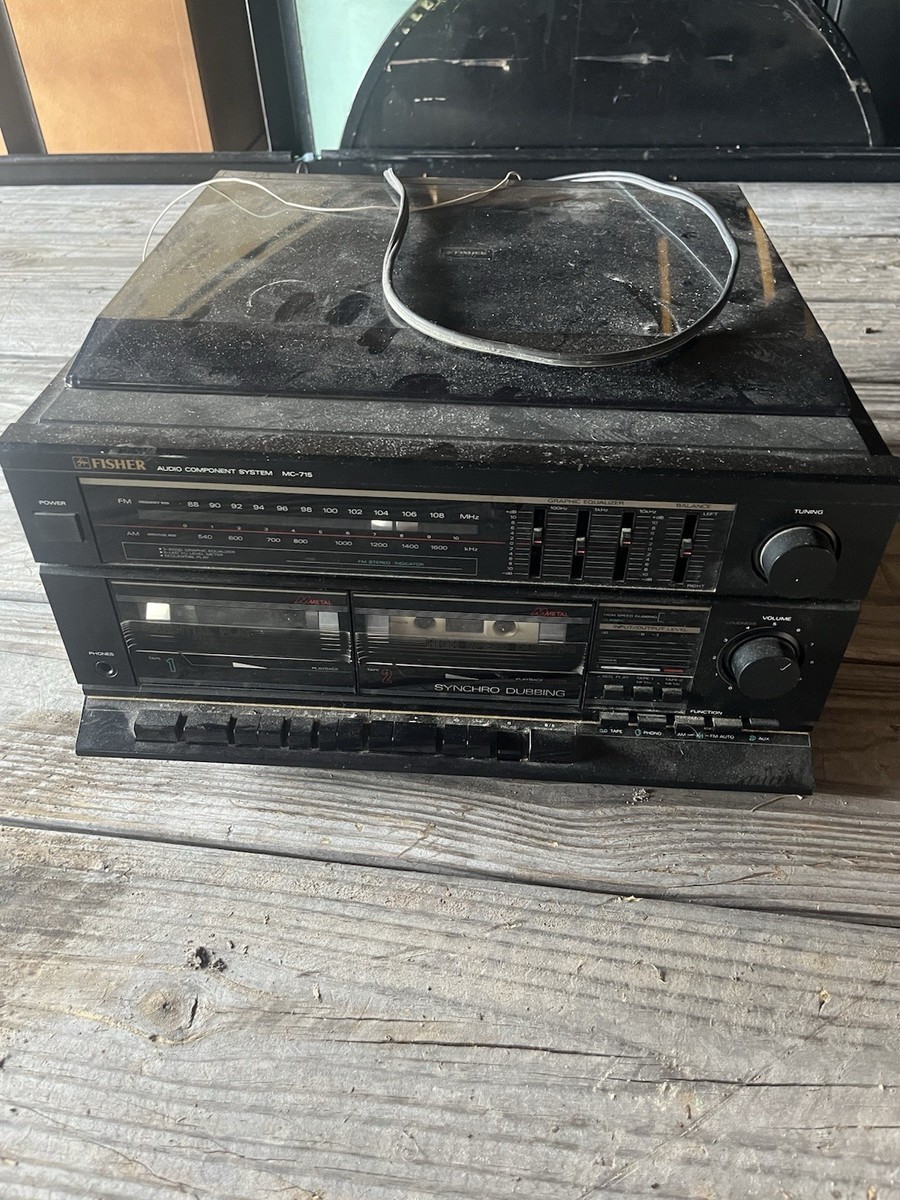 Vintage Fisher Integrated Audio Component System MC-715 - Untested