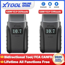 2025 XTOOL A30D/A30M V2.0 Bidirectional Scan Tool Full System Diagnostic Scanner
