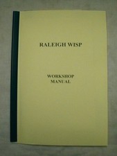 RALEIGH WISP MOPED WORKSHOP MANUAL - RAL01