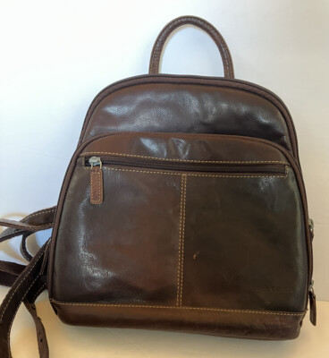 Jack Georges Genuine Leather Voyager Brown Convertible