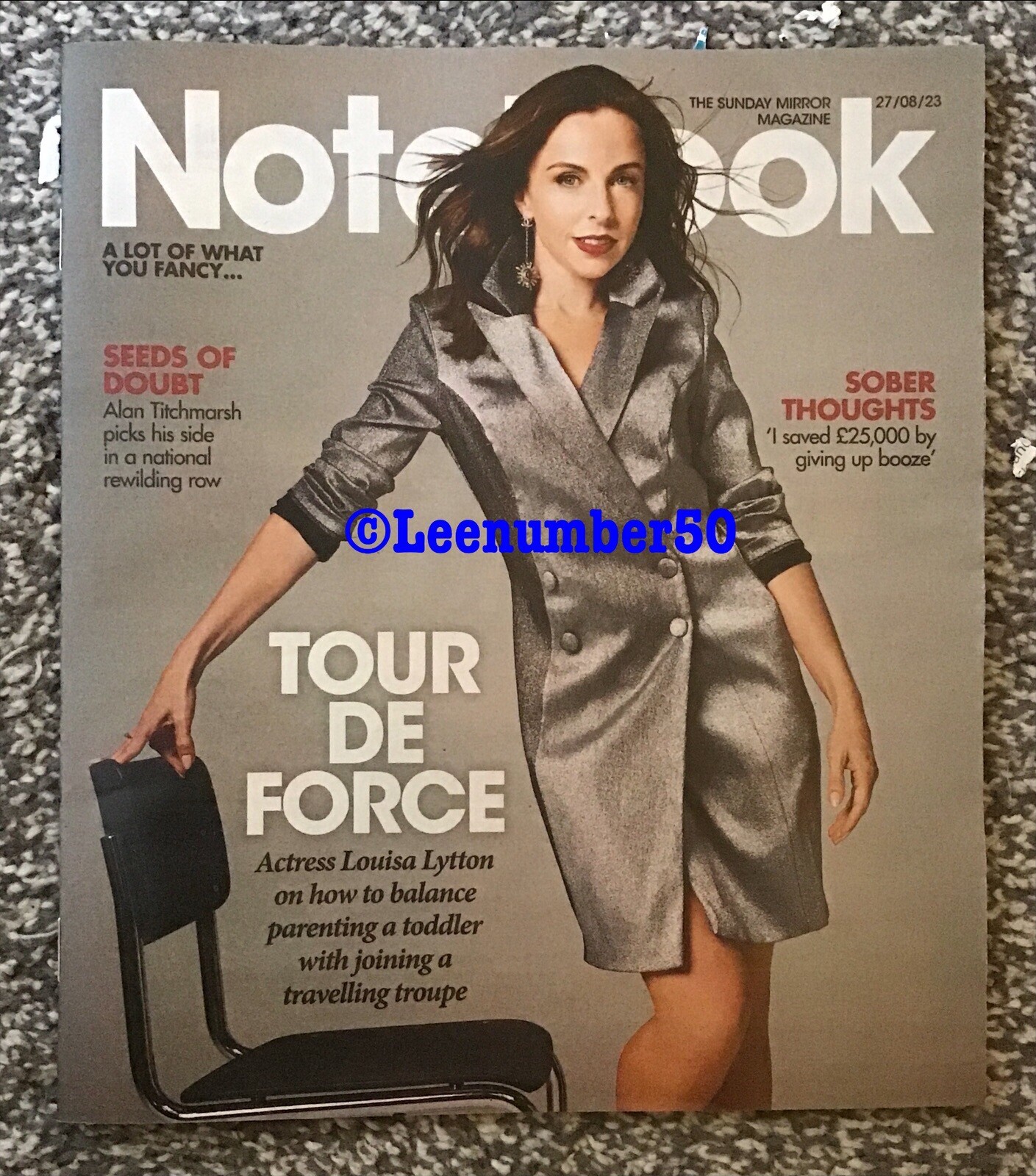 Notebook Magazine Louisa Lytton 27/8/23 New Alan Titchmarsh Yewande Biala-image