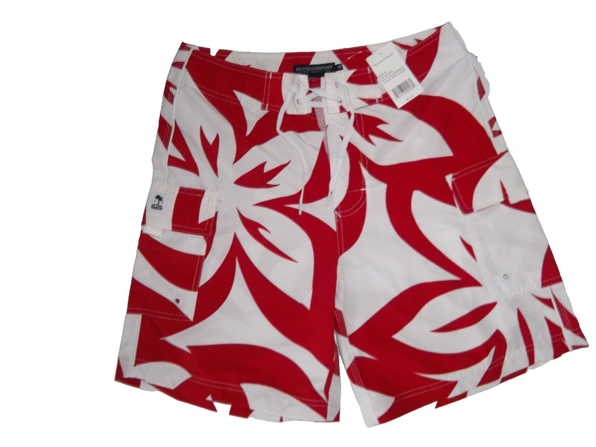 ISLAND COMAPANY Board Shorts BUCCANEER Bathing Suit SWIMSUIT Mens - Main Image