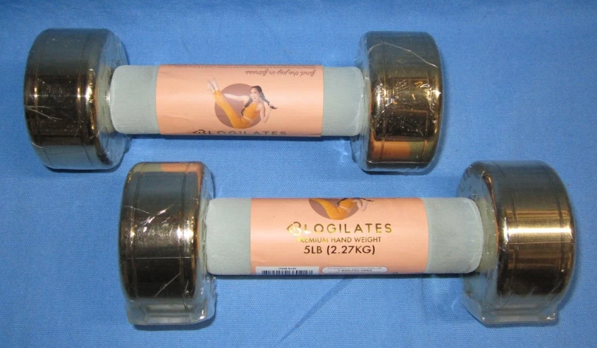 a Pair of Blogilates 5lb Premium Dumbbell Hand Weights eBay