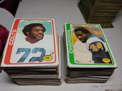 1978 topps football complete your base set *PYC* #251-525