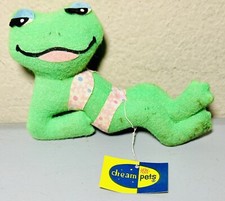 Vintage 1960s Dream Pets Dakin Plush LORELEI FROG 7 in Bikini w Original Tags
