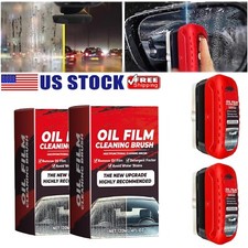 2  Automotive Oil Film Cleaning Brush Glass Board Car Windshield Cleaning Brush