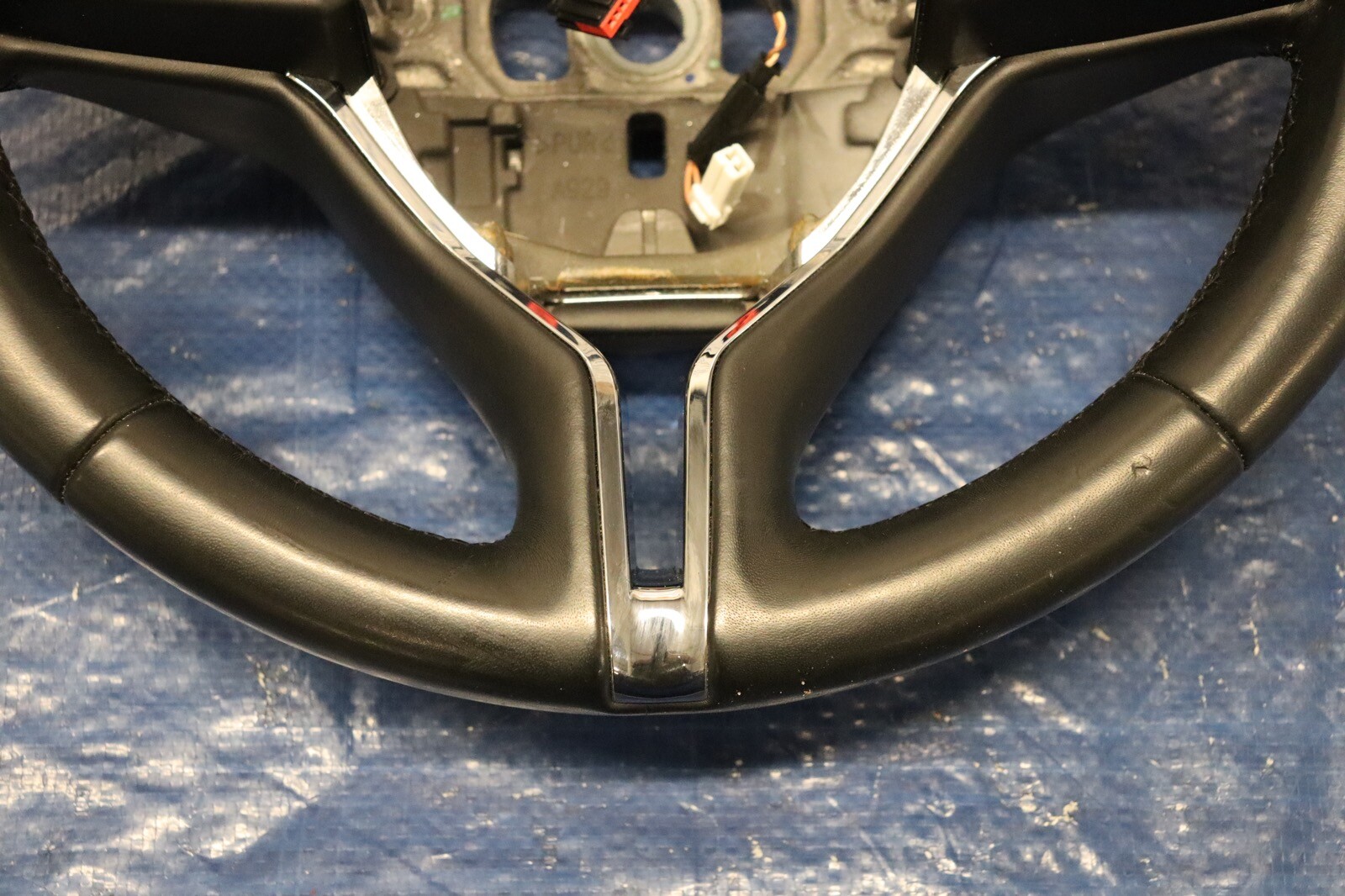 2017 17 MASERATI GHIBLI SEDAN S 3.0L V6 OEM LEATHER STEERING WHEEL *WEAR* #1200
