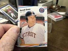 1988 Fleer Baseball FROM FACTORY SET # 54 Darrell Evans