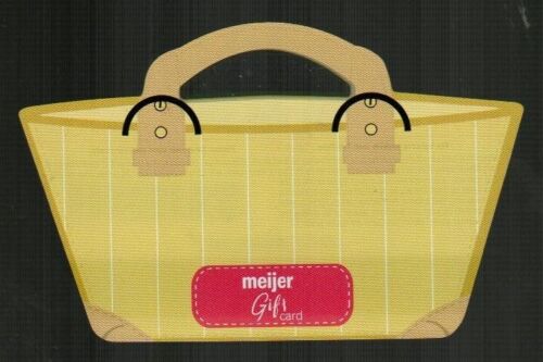 MEIJER Shopping Basket ( 2003 ) Die-Cut Gift Card ( $0 ) - Picture 1 of 2