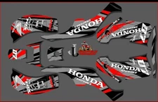 Fit Honda TRX 250EX  Graphics Decal Kit 2001 - 2004 graphic kit stickers