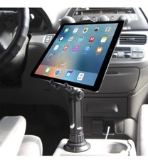 Universal 360 Adjustable Cup Holder Tablet Automobile Mount Cradle Compatible