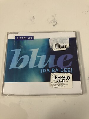 EIFFEL 65 - BLUE (DA BA DEE)  (IMPORT 2 TRACK CD SINGLE)  EXC COND