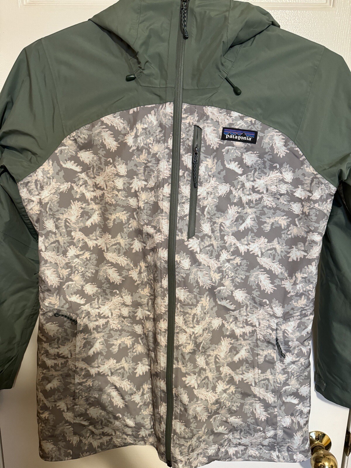 Patagonia $399 Womens XS Insulated Powder Town Full-Zip Jacket Hemlock Green NEW thumbnail 2