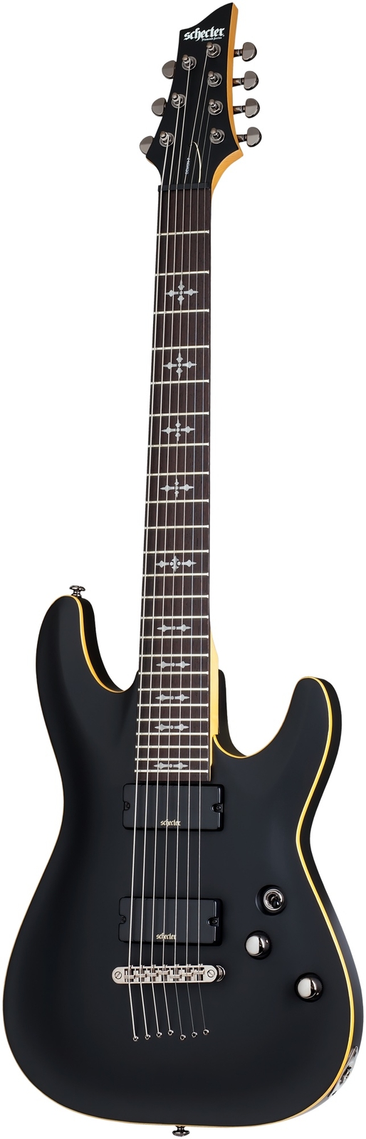 SCHECTER Demon 7 ABS E-Gitarre состаренный черный 157290₽