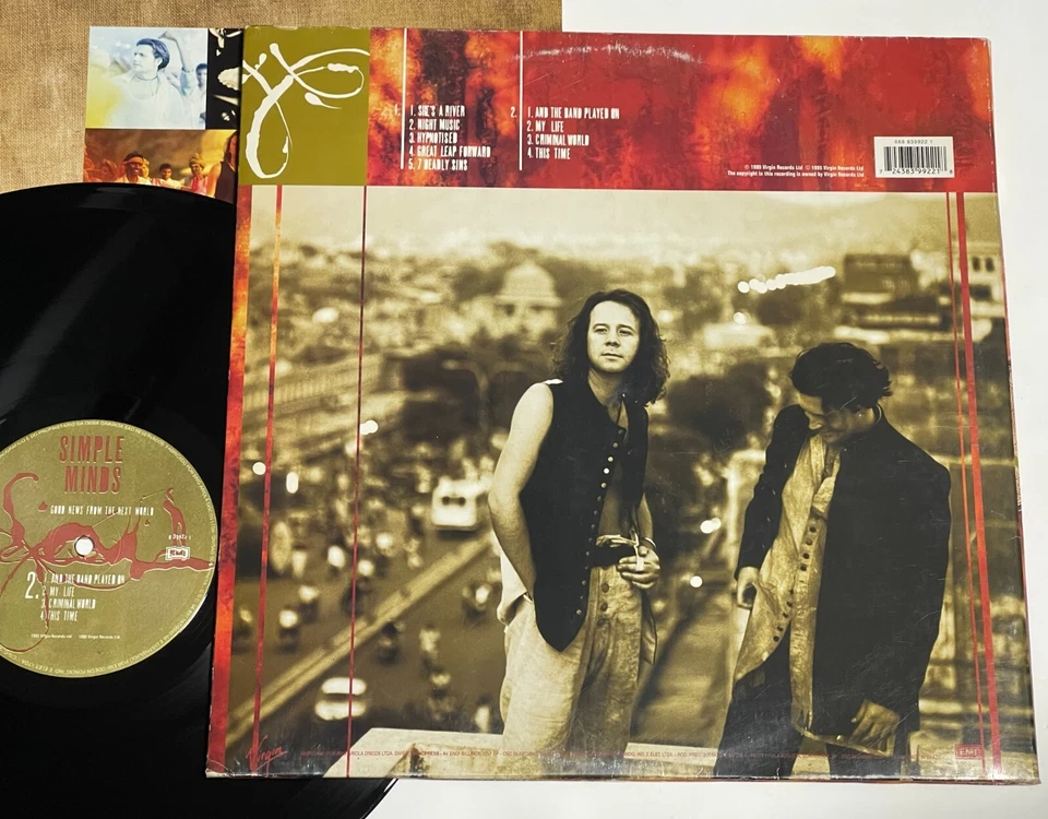 Simple Minds - Good news from the next world BRAZIL LP 1st press 1995 - Image 2 of 2