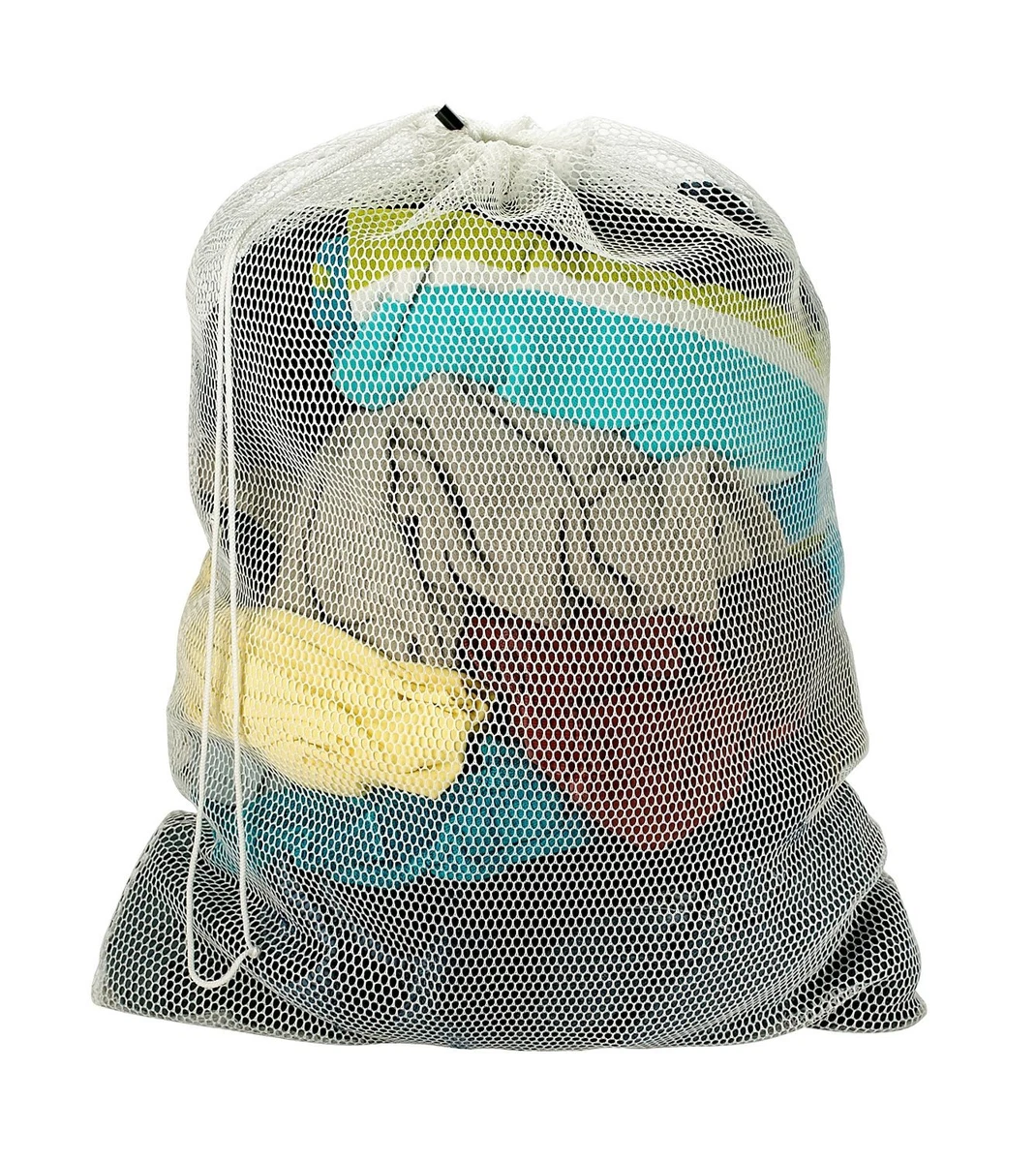 Commercial Heavy Duty Mesh Laundry Bags Assorted Colors