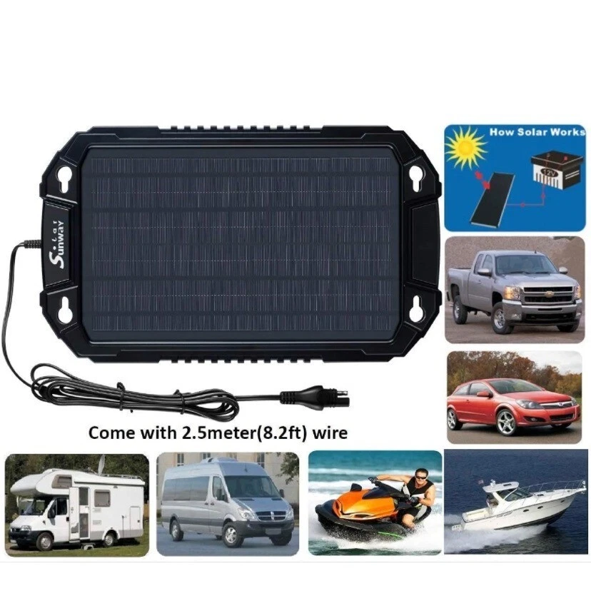 Sunway solar car 2024 battery trickle charger