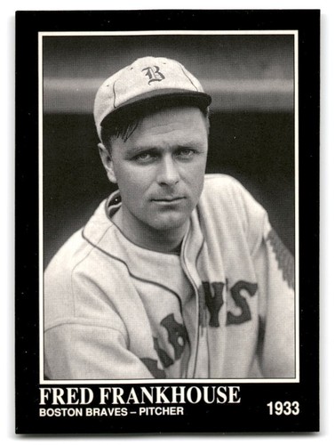 Fred Frankhouse 1992 Conlon Collection TSN #498 Boston Braves BASEBALL ...