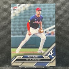 2024 Topps NOW Road to Opening Day Matt Olson OD-160    Atlanta Braves