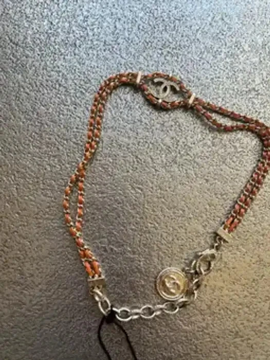 Chanel collana CC multicolore nuova con scatola os