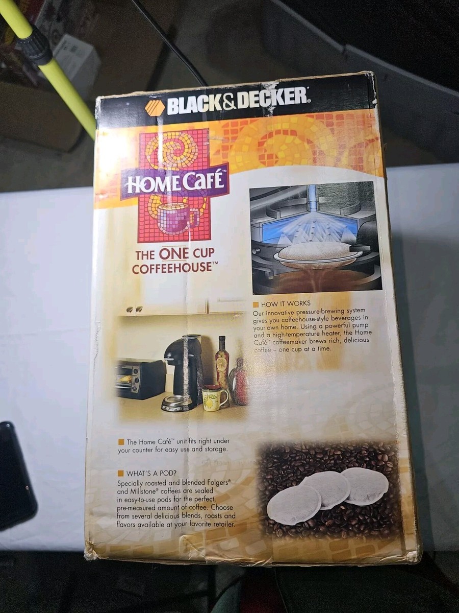 Black & Decker Home Cafe - OneCup 781147986647| eBay